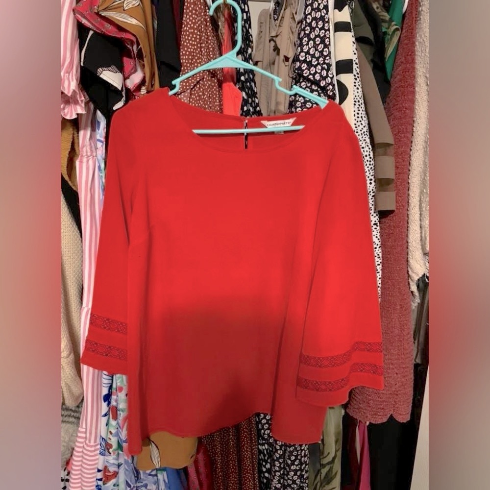 Charming Red Women's Top